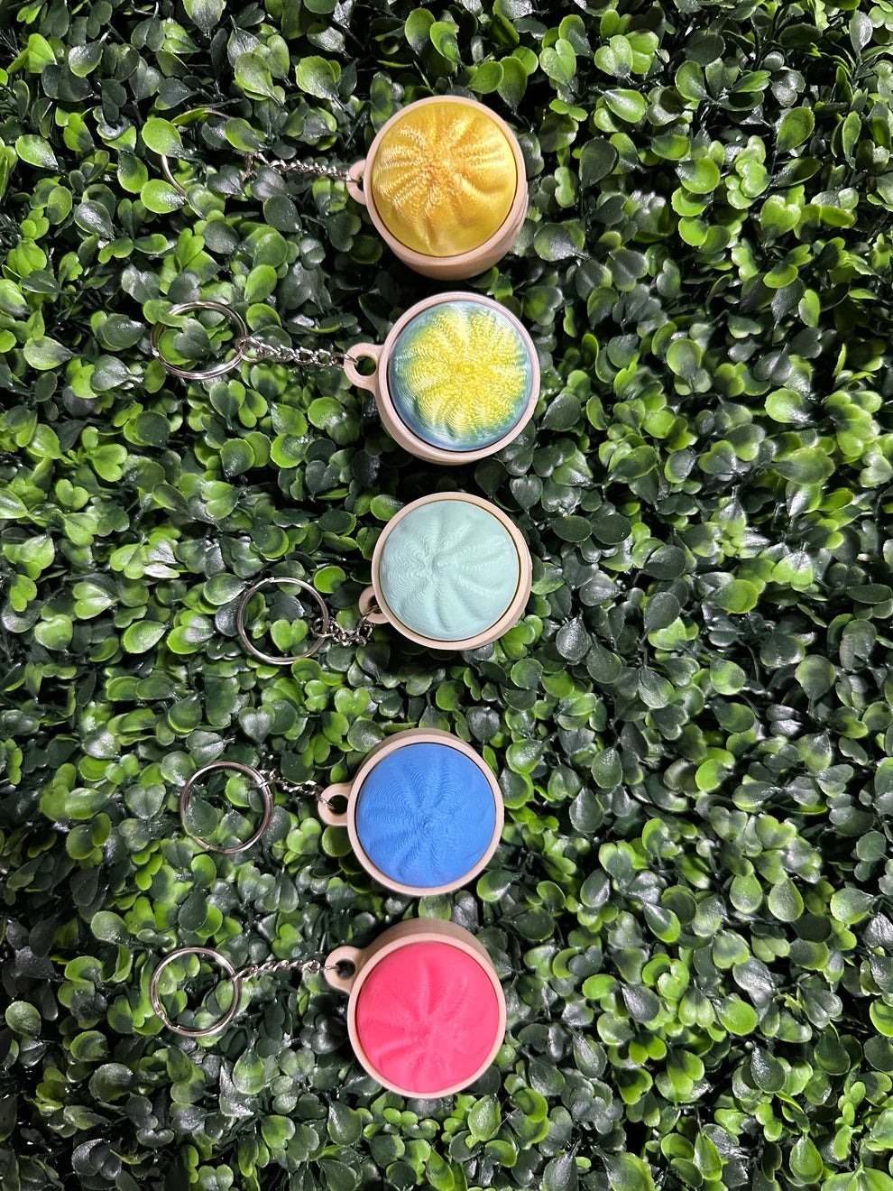 Viral Dumpling Fidget Clicker Keychain