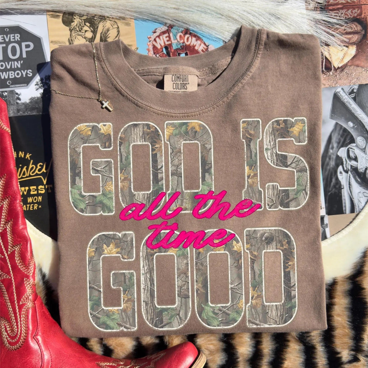 God Is Good Country Graphic Tee