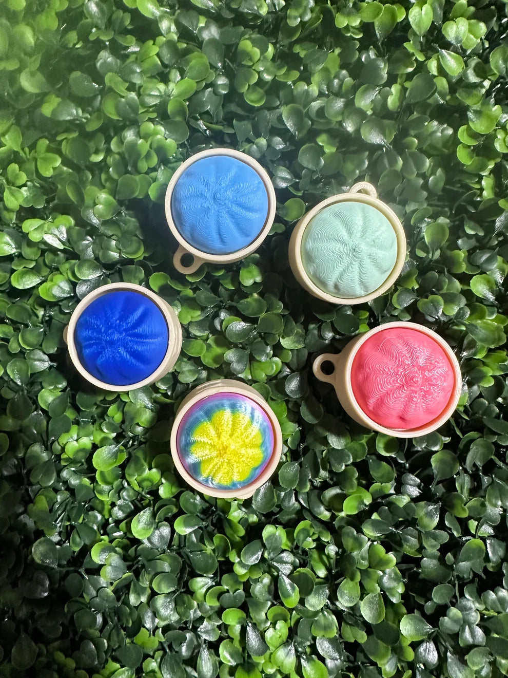 Viral Dumpling Fidget Clicker Keychain