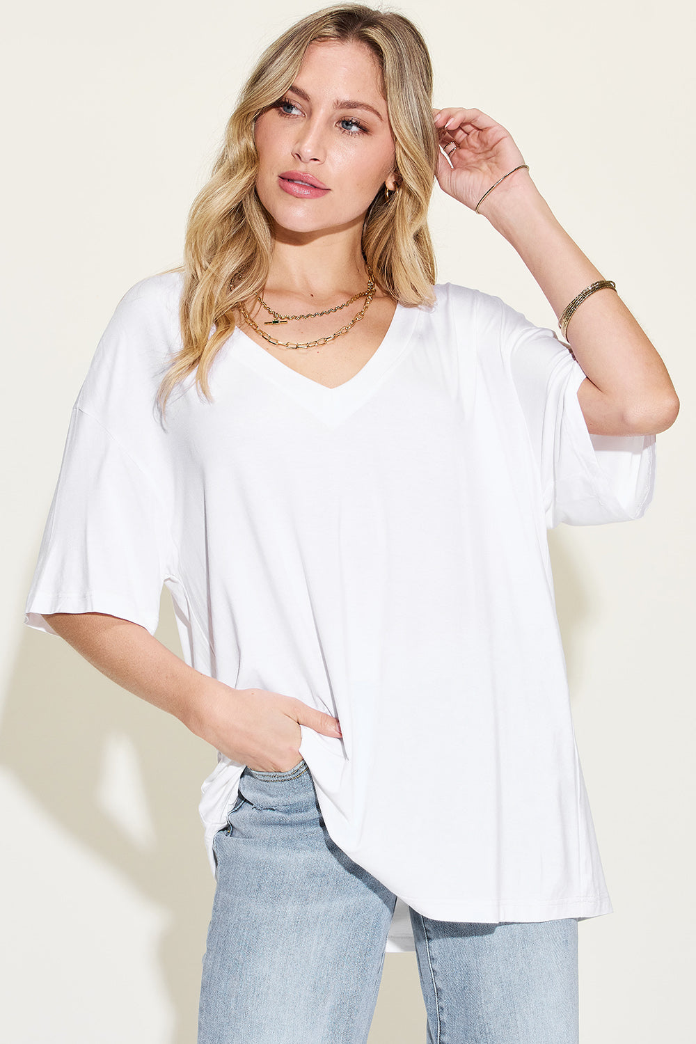 Everyday Bamboo V-Neck Tee