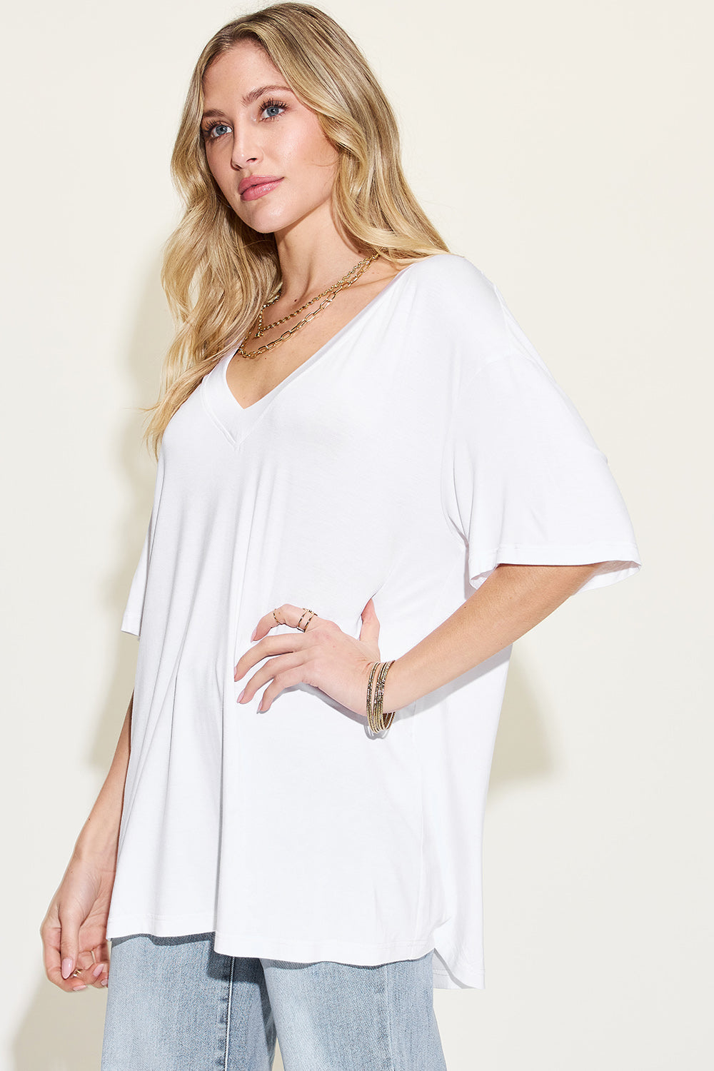 Everyday Bamboo V-Neck Tee