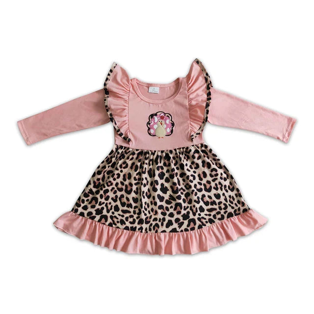 Ruffle, Bows, & Turkey Toes - Thanksgiving Dress
