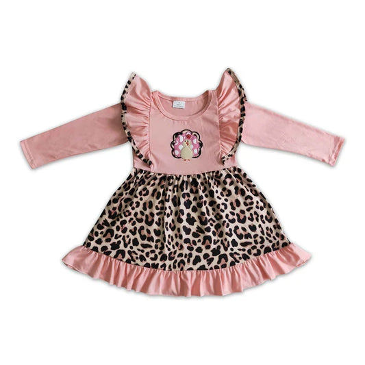 Ruffle, Bows, & Turkey Toes - Thanksgiving Dress
