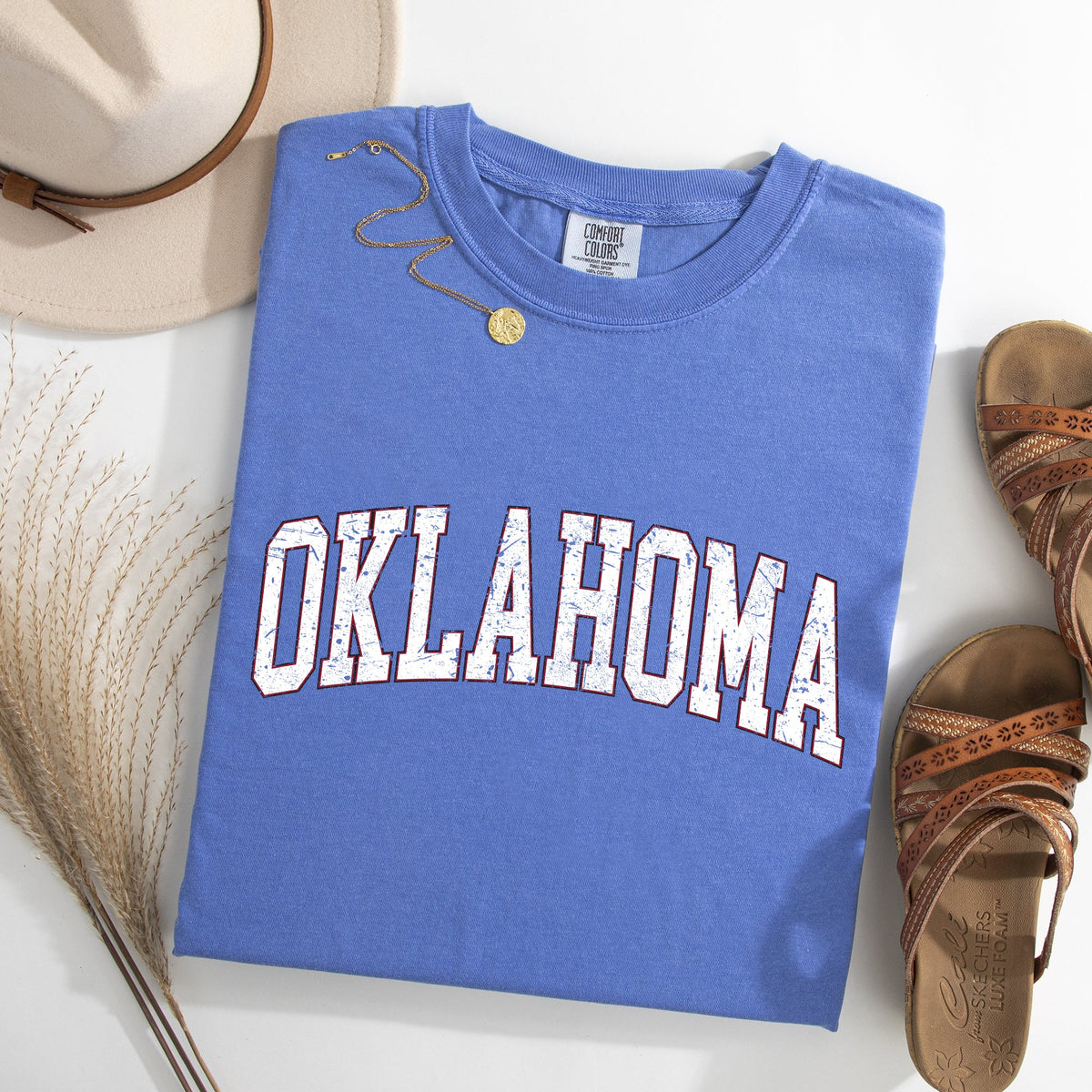 Oklahoma Football Game Day Tailgate Party University State Touchdown Celebrations Comfort Colors Tee