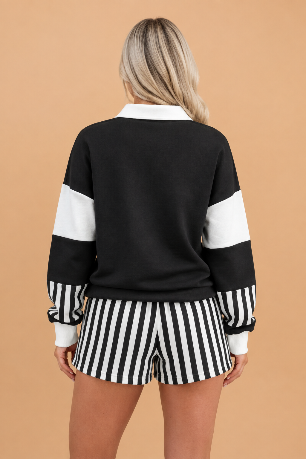Weekend Striped Color block Set