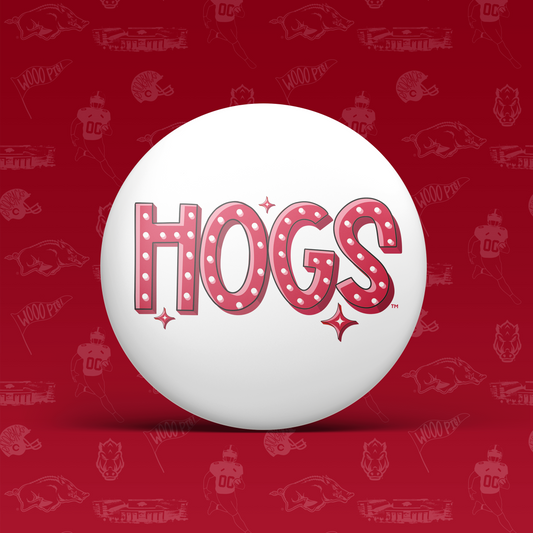 Hogs Retro Button