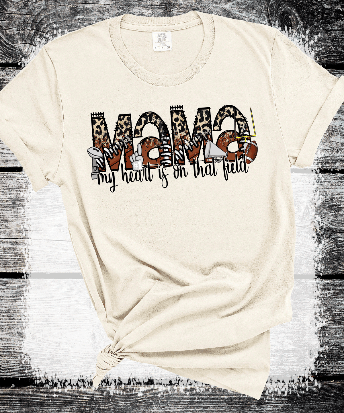 Game Day Mama Leopard Tee
