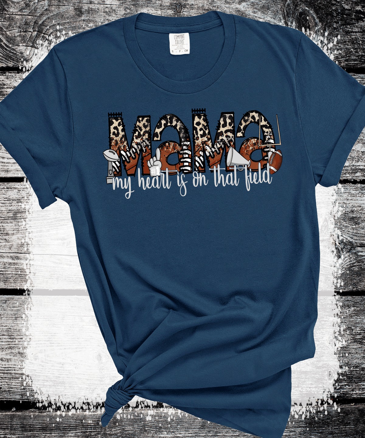 Game Day Mama Leopard Tee
