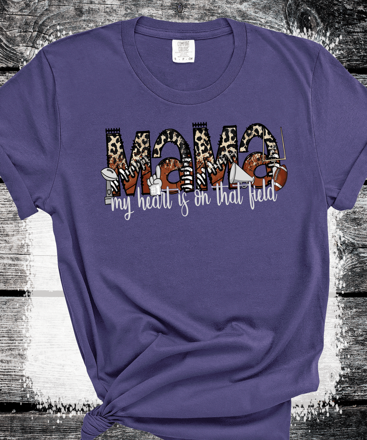 Game Day Mama Leopard Tee