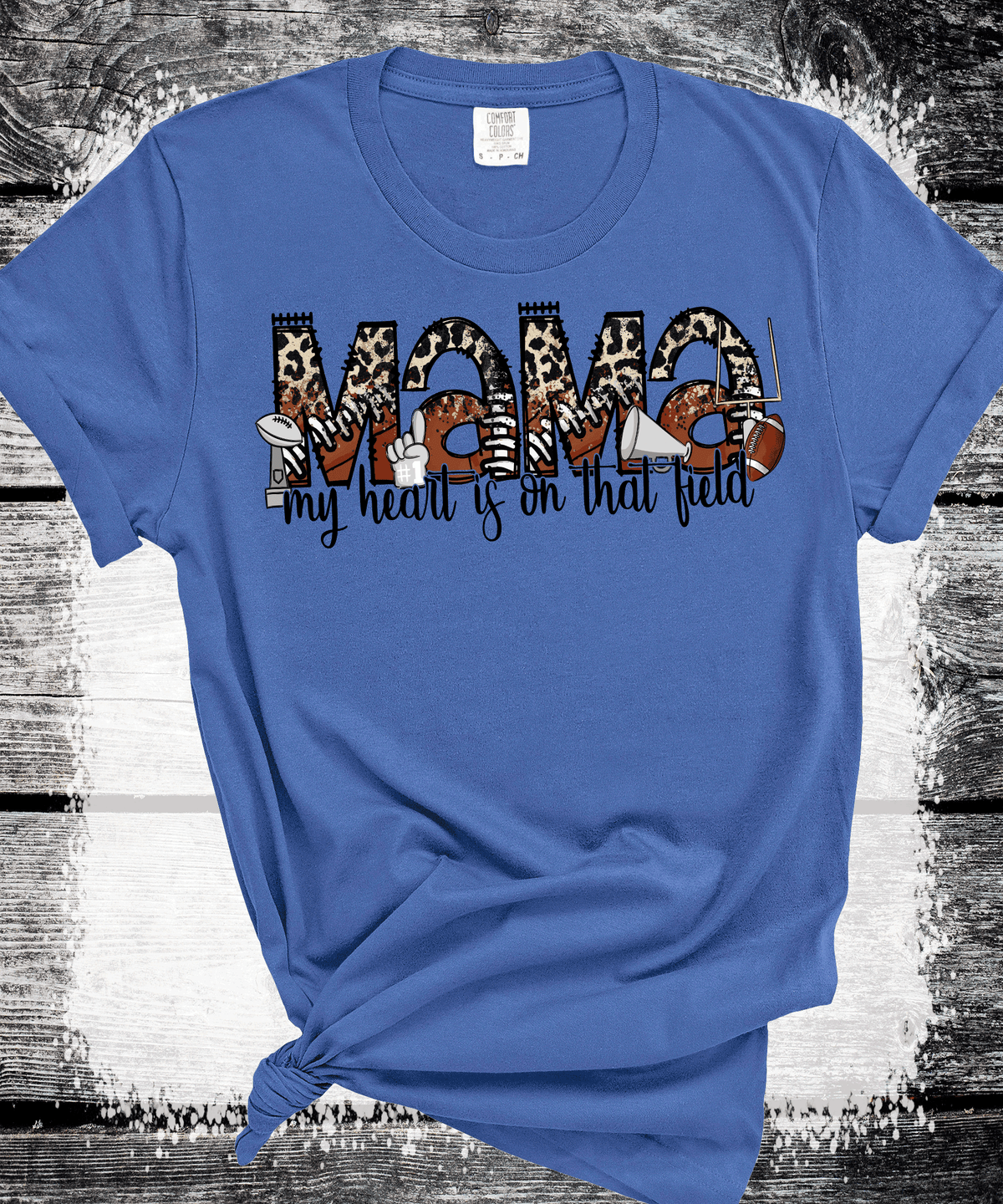 Game Day Mama Leopard Tee