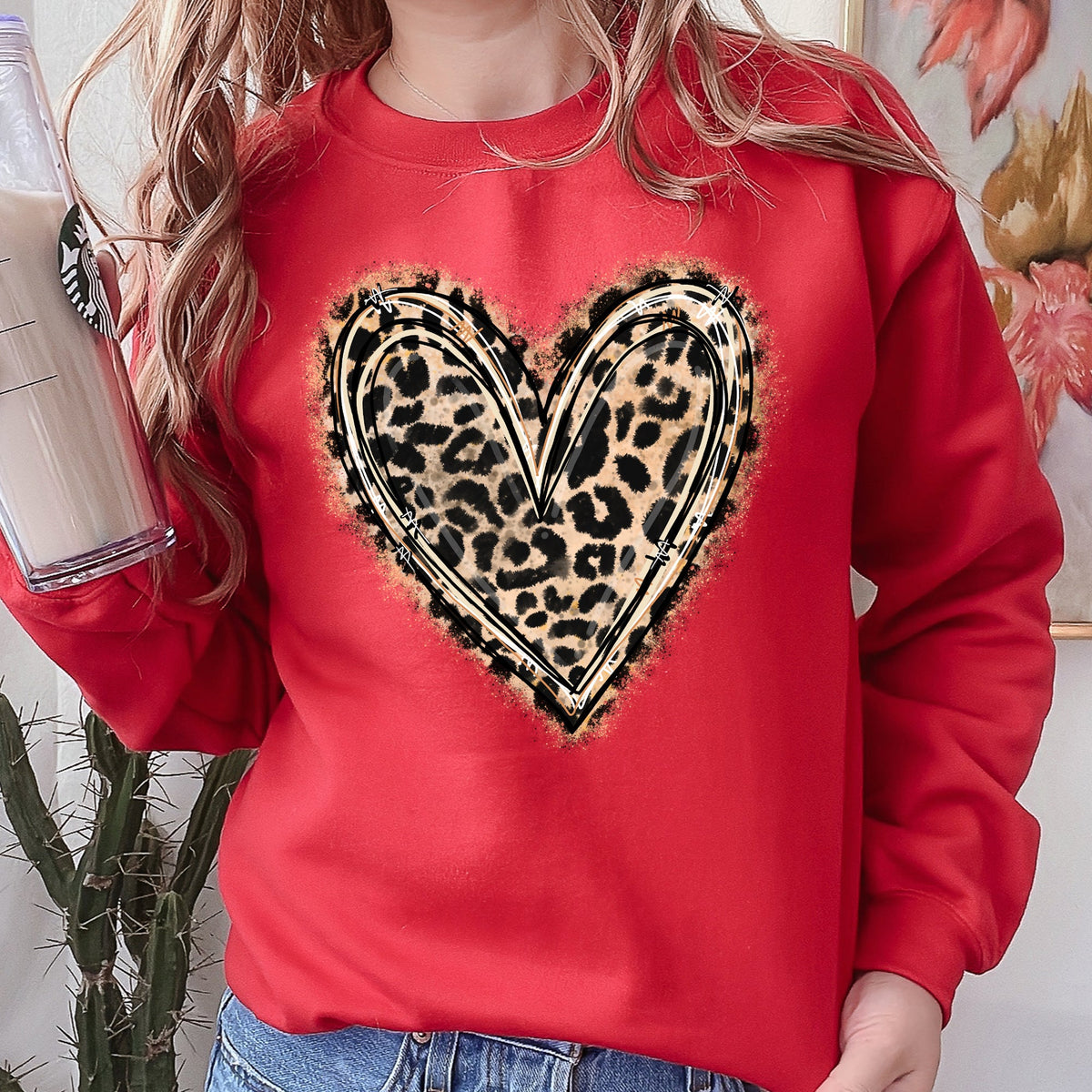 Wild at Heart Leopard Sweatshirt🤎